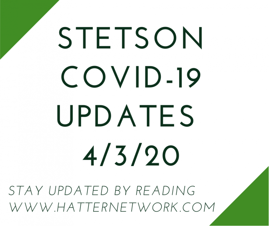 Stetson COVID-19 Updates - 4/3