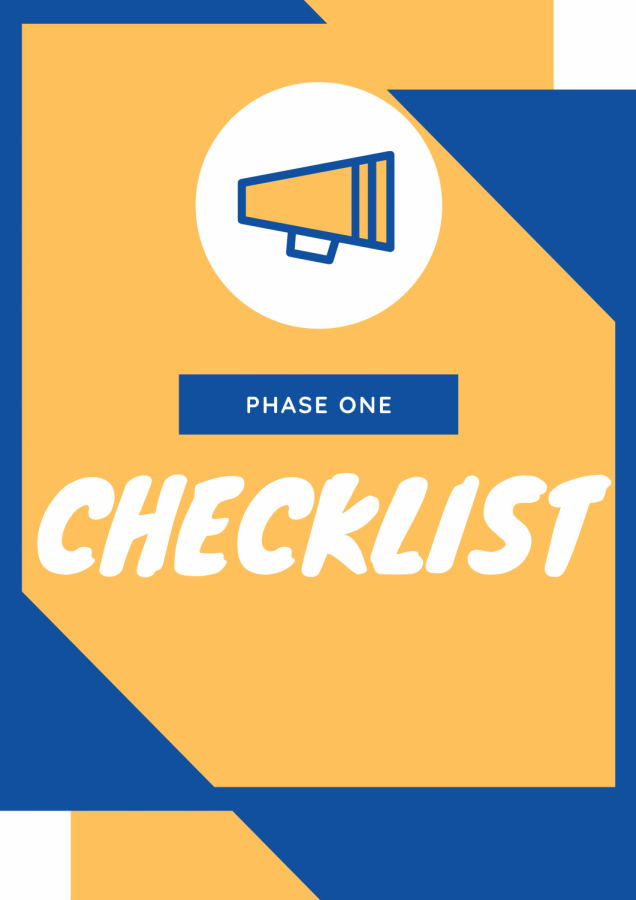 Phase One Checklist