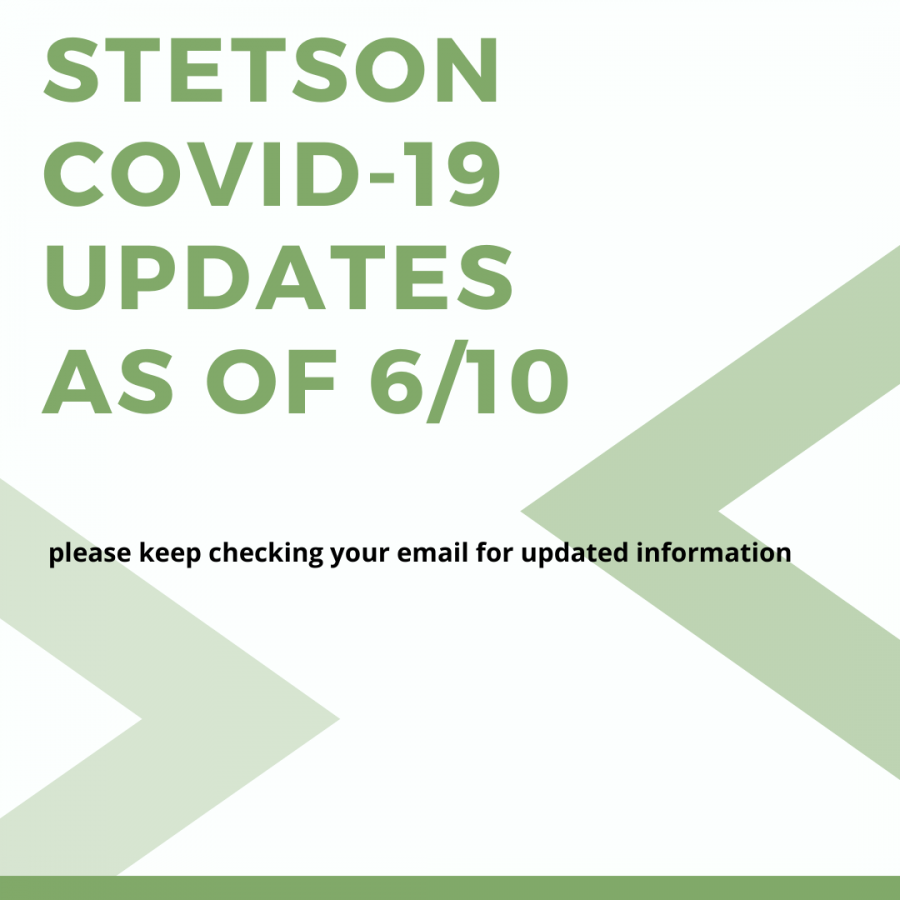 Stetson COVID-19 Updates - 6/10